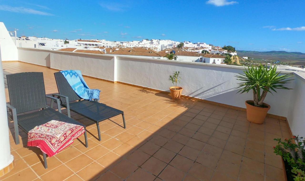 Terraza Trafalgar Apartamento Tipo Penthouse Con Enorme Terraza Y Vistas Al Mar Conil De La Frontera Buitenkant foto